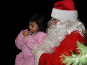 Photo op with Santa Claus